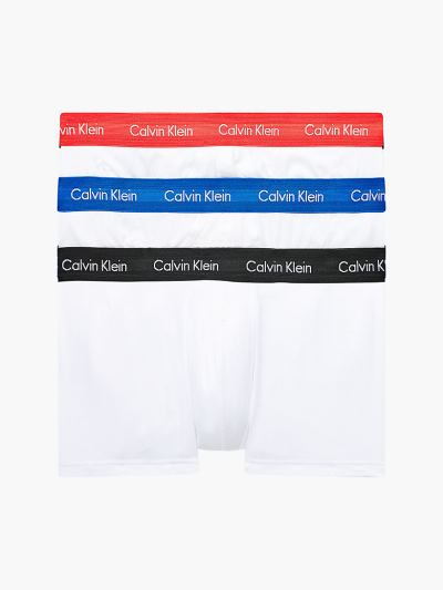Calvin Klein Underwear HU398621 | Calvin Klein Cotton Stretch Low Rise Férfi Alsónadrág Kék / Fehér